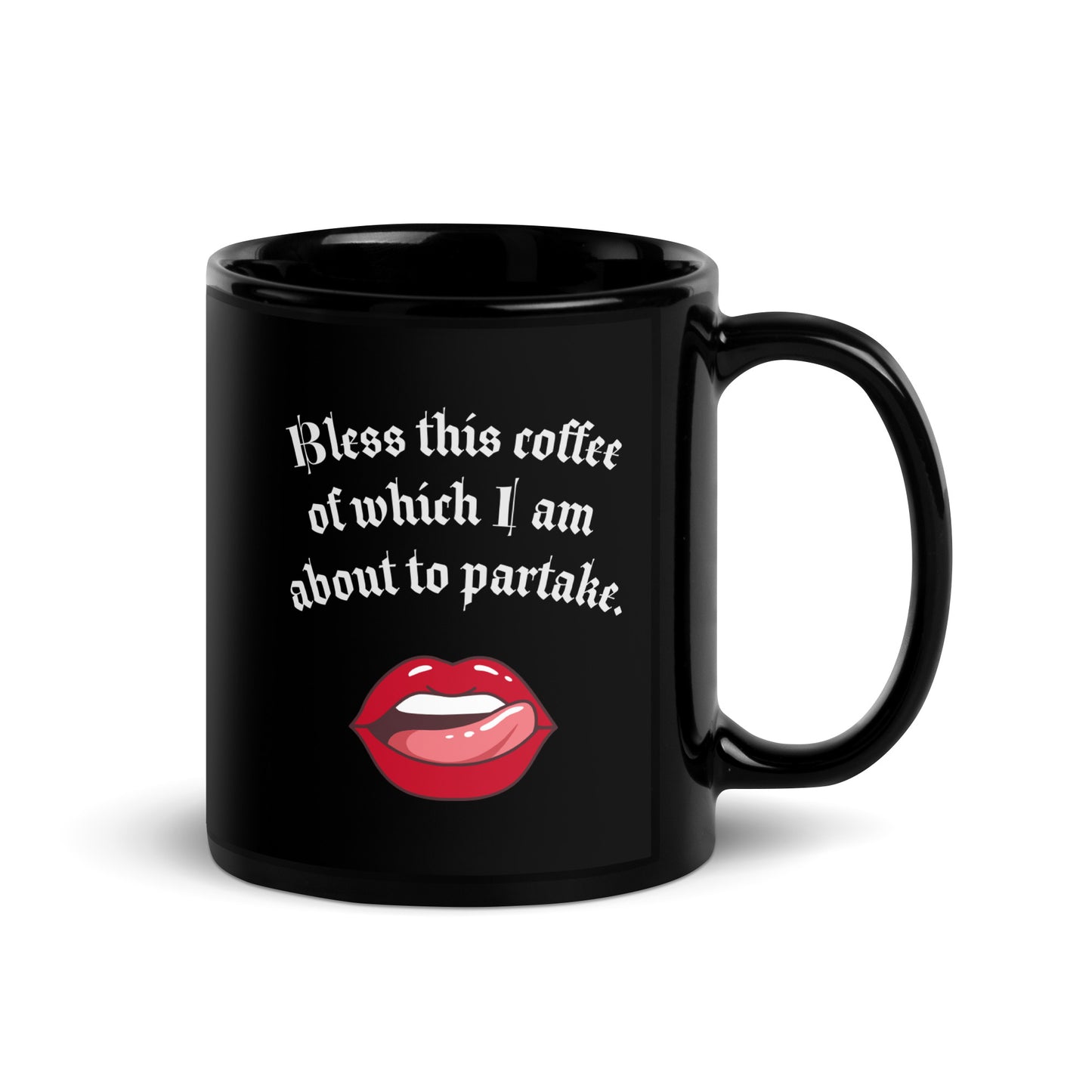 Black Glossy Mug